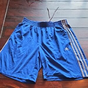 Adidas Men's Blue Athletic Shorts